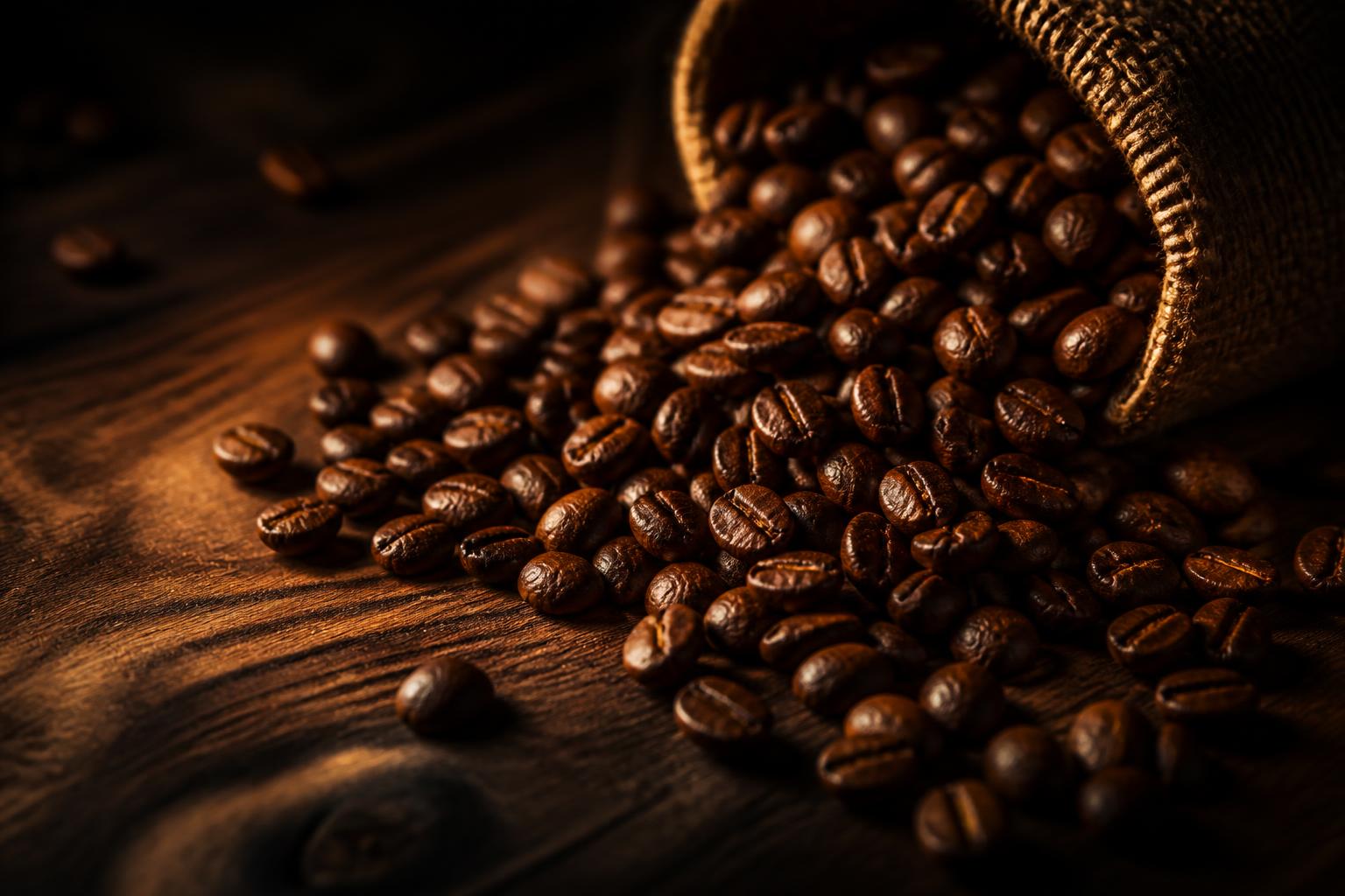 Vers gebrande koffiebonen van De Cappuccino Man blend